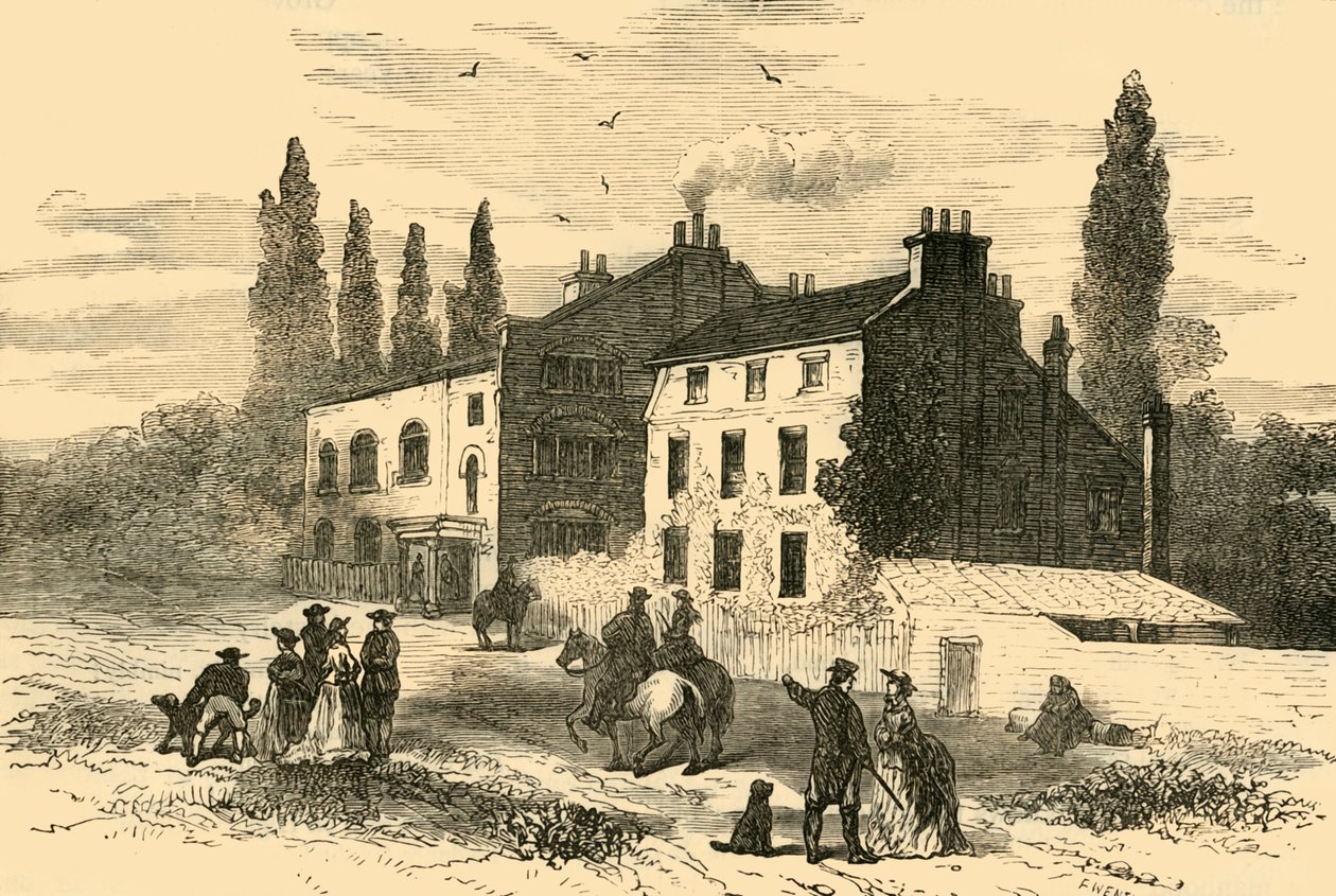 Hornsey Wood House, 1800, c1876. alkotó: Unbekannt