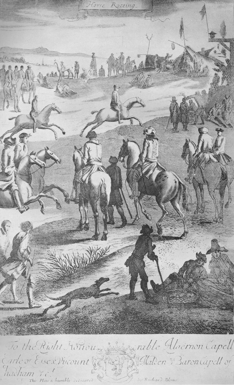 Lóverseny, c1650-1700, 1911 alkotó: Unbekannt