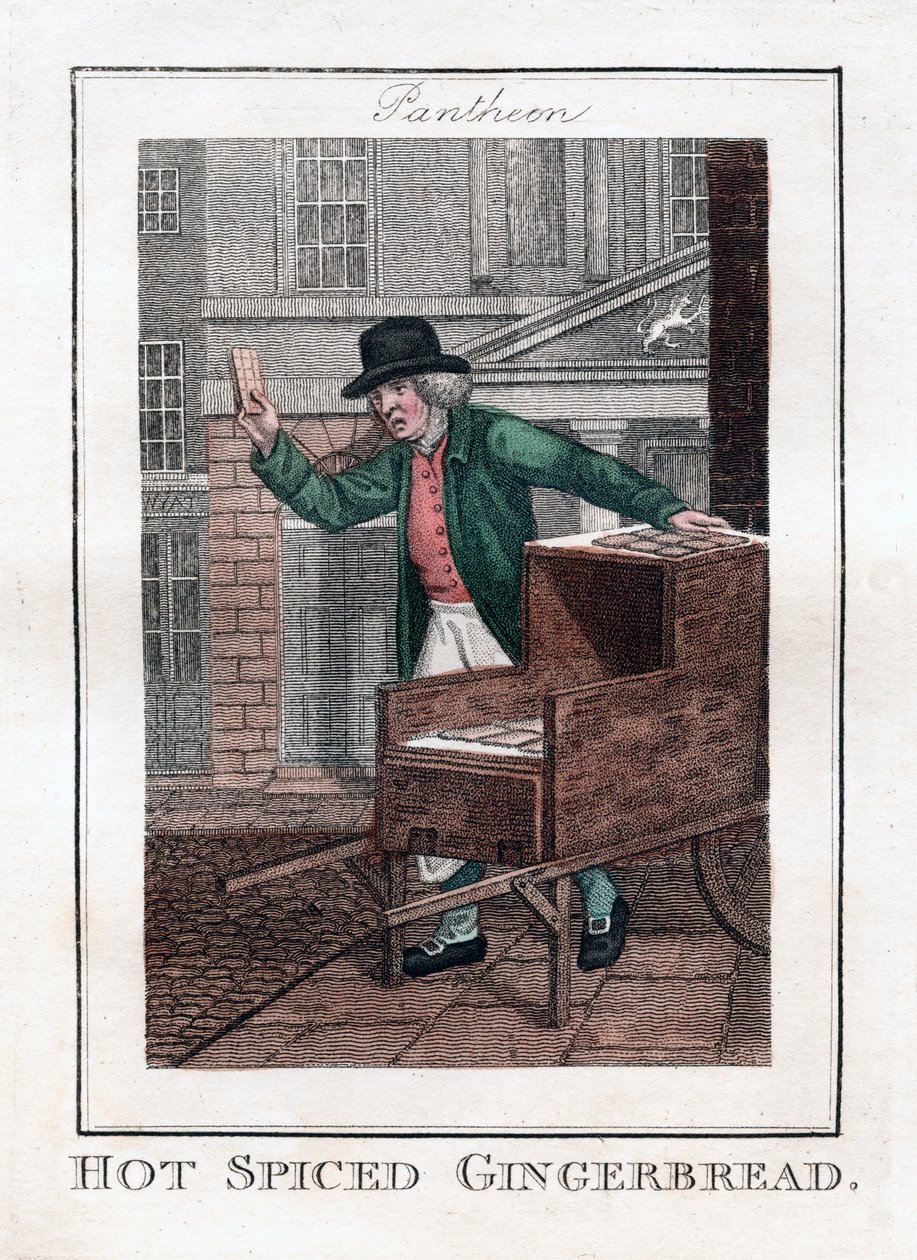 Hot Spiced Gingerbread, Pantheon, London, 1806 alkotó: Unbekannt