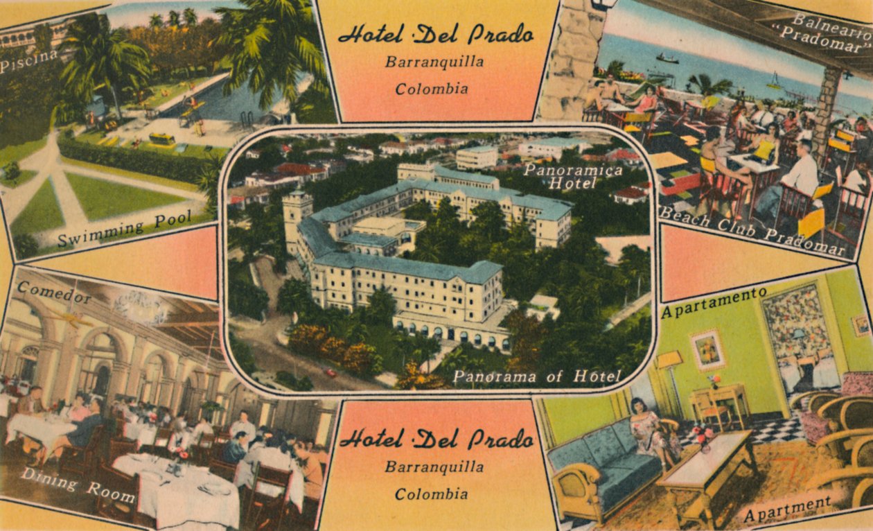 Hotel Del Prado, Barranquilla, Kolumbia, 1940-es évek alkotó: Unbekannt