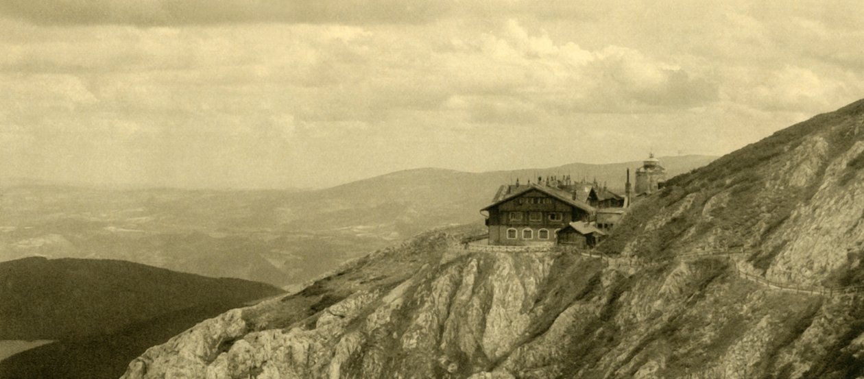 Szálloda a Schneebergen, Alsó-Ausztria, 1935. alkotó: Unbekannt