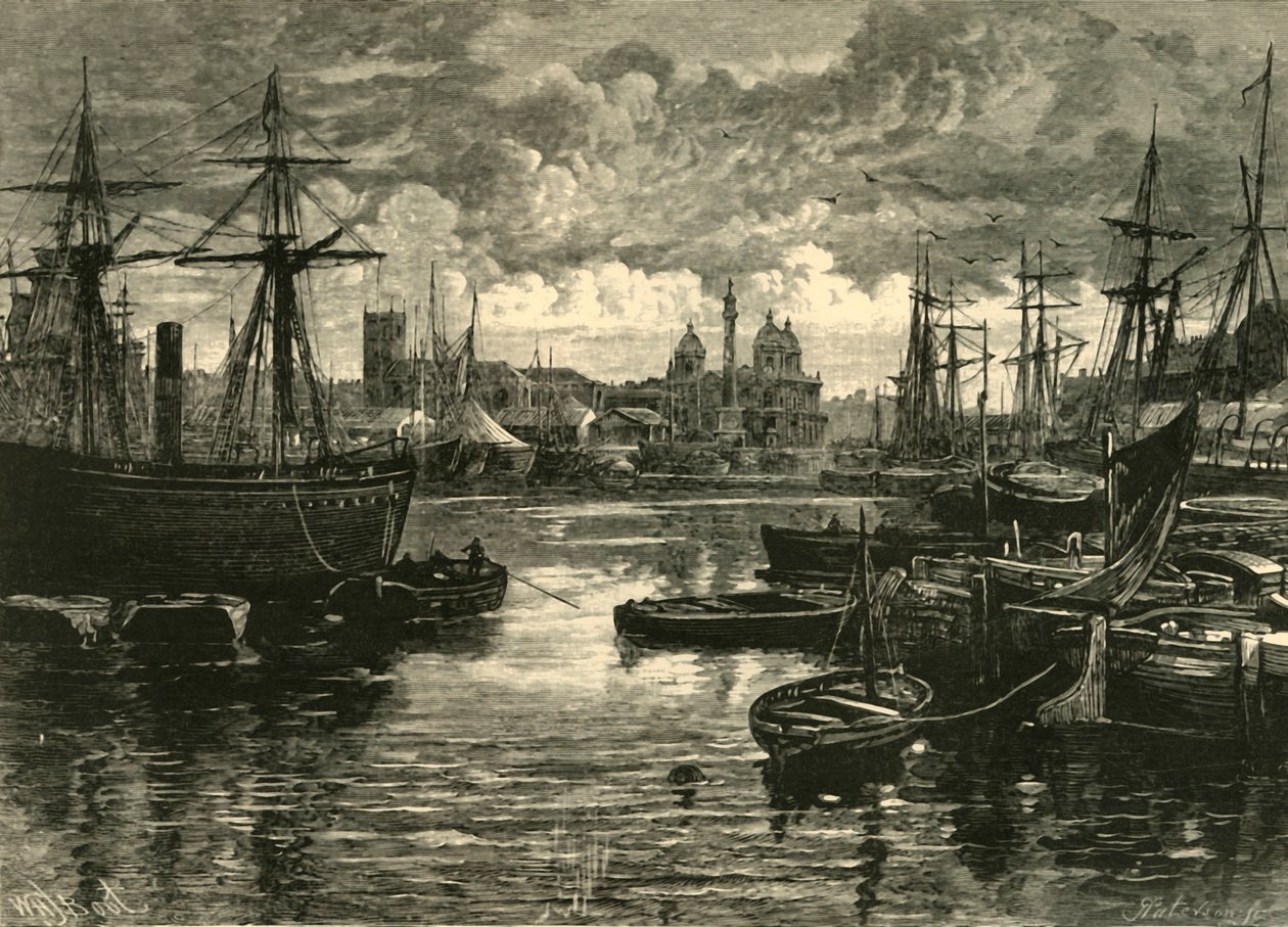 Hull, a dokkokból, 1898. alkotó: Unbekannt