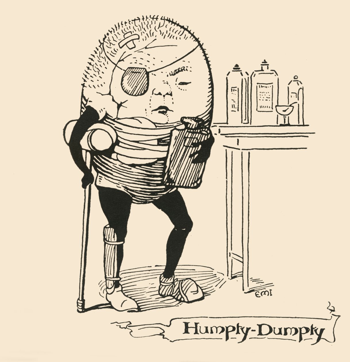 Humpty-Dumpty, 1928. alkotó: Unbekannt