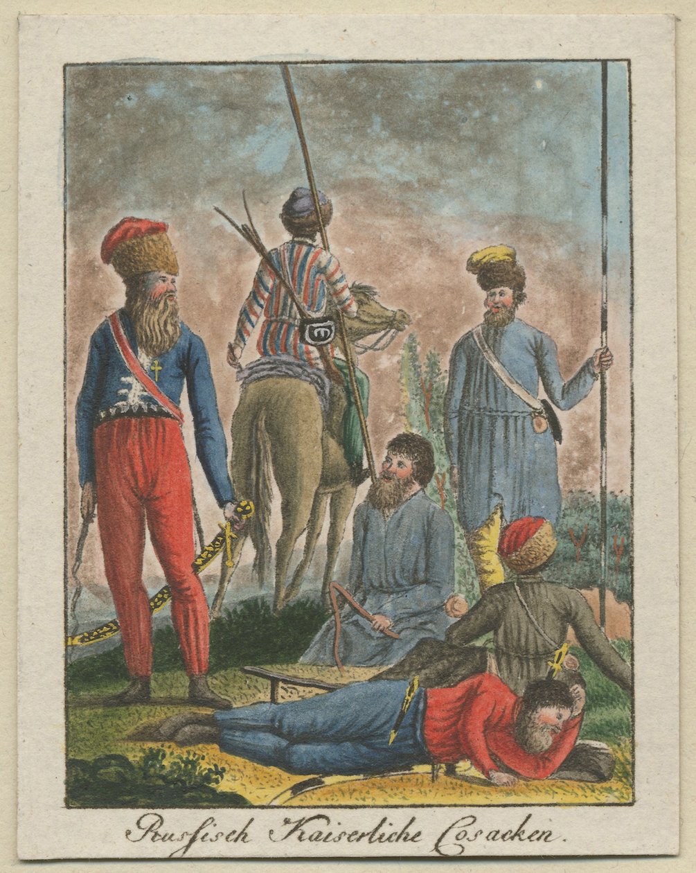 Orosz birodalmi kozákok, 1799 alkotó: Unbekannt