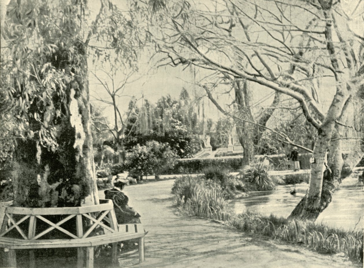 A botanikus kertben, Adelaide, 1901. alkotó: Unbekannt