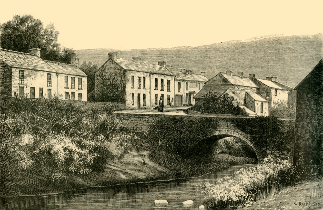 Neath külvárosában, 1898. alkotó: Unbekannt