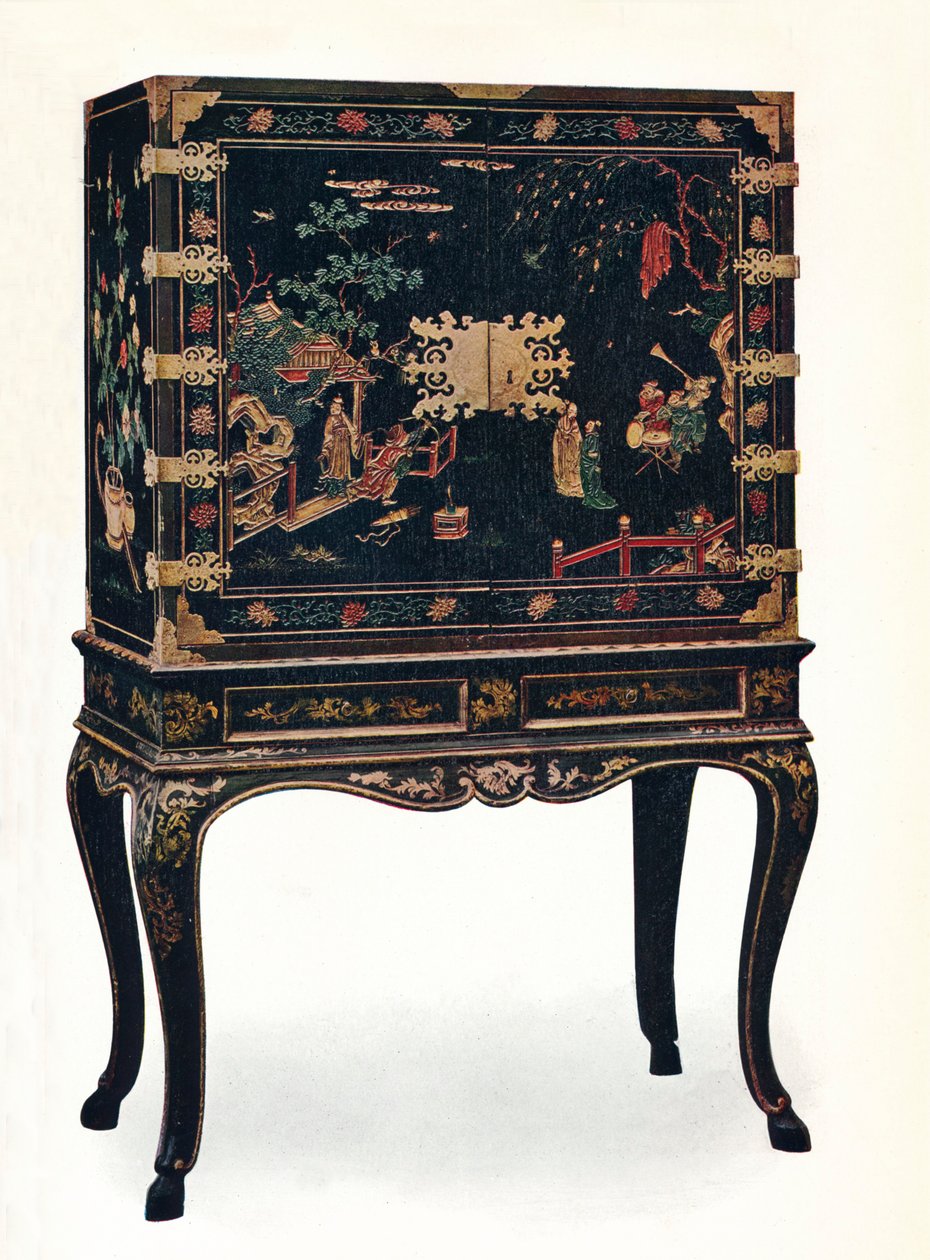 Bekarcolt lakkozott szekrény, c1680, 1910. alkotó: Unbekannt