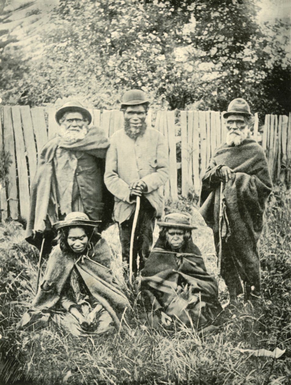 Nyugat-Ausztrália őslakosai, 1901. alkotó: Unbekannt