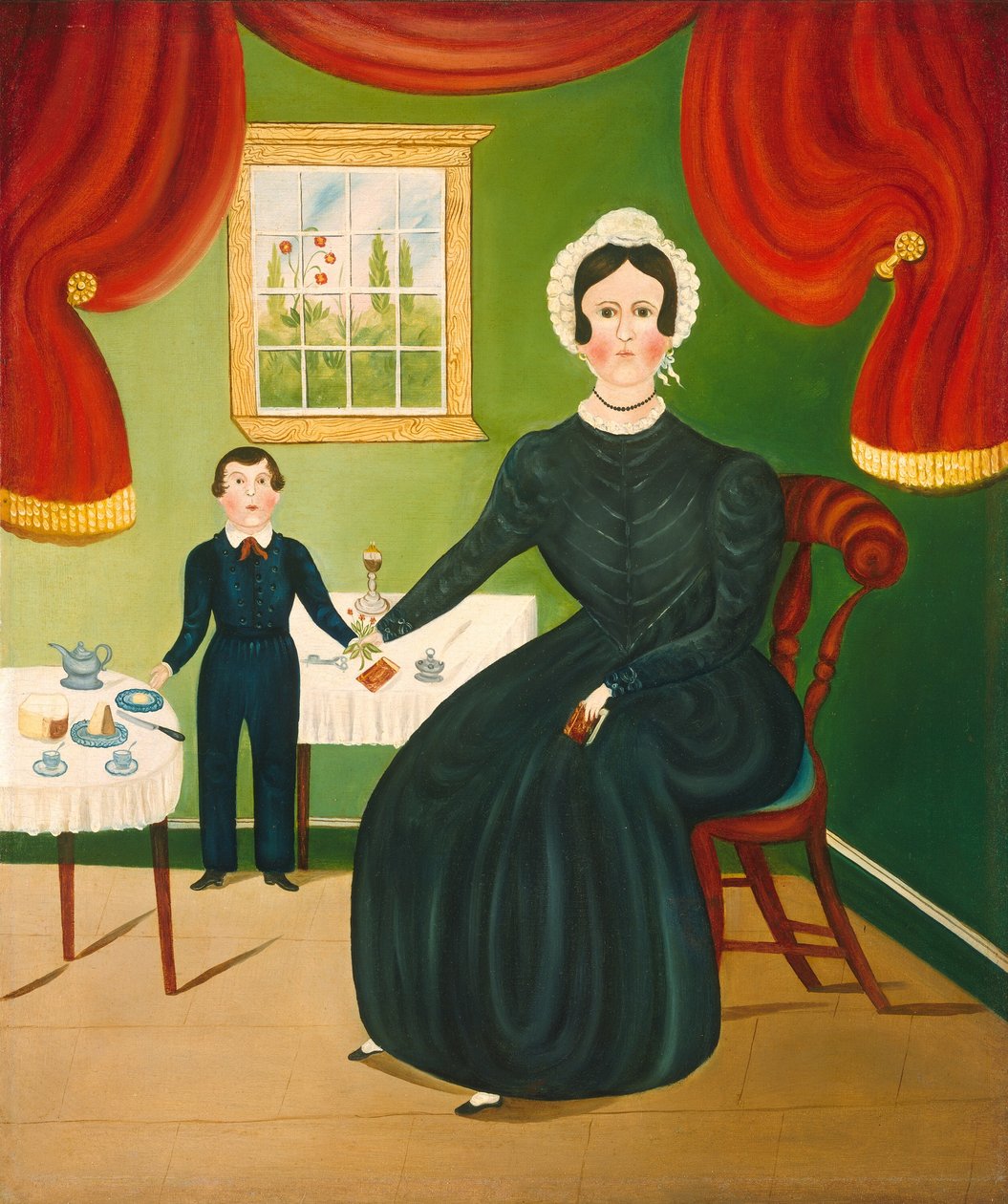 Belső jelenet, c. 1840. alkotó: Unbekannt