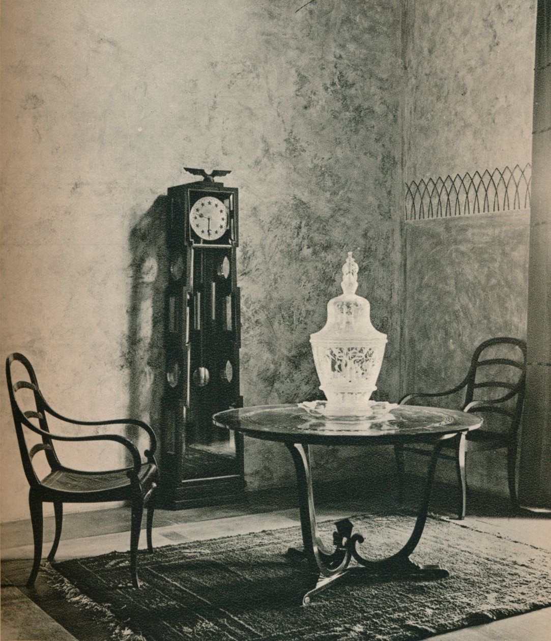 A svéd pavilon belseje, 1925 alkotó: Unbekannt