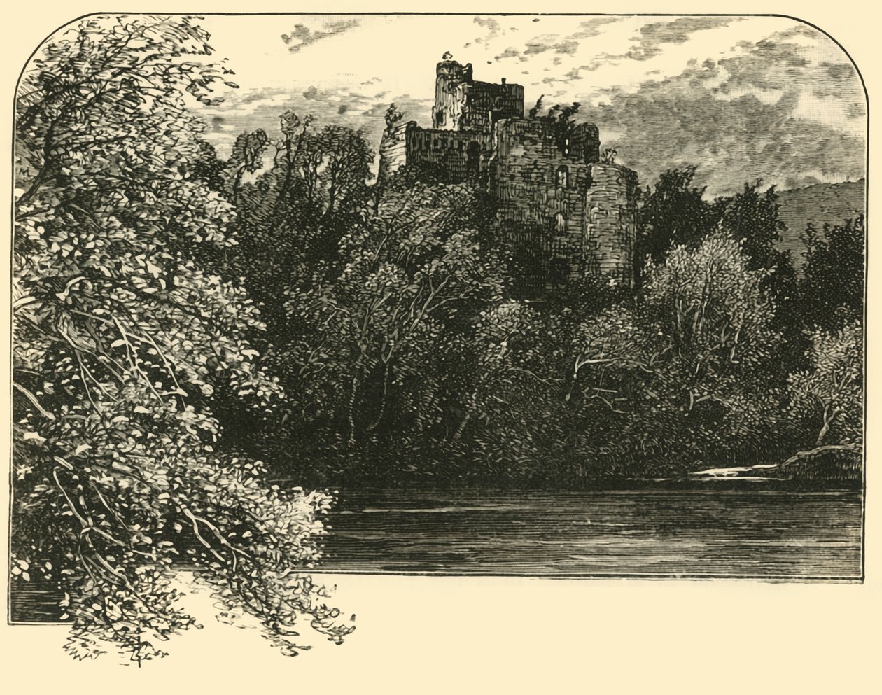 Invergarry kastély, 1898. alkotó: Unbekannt