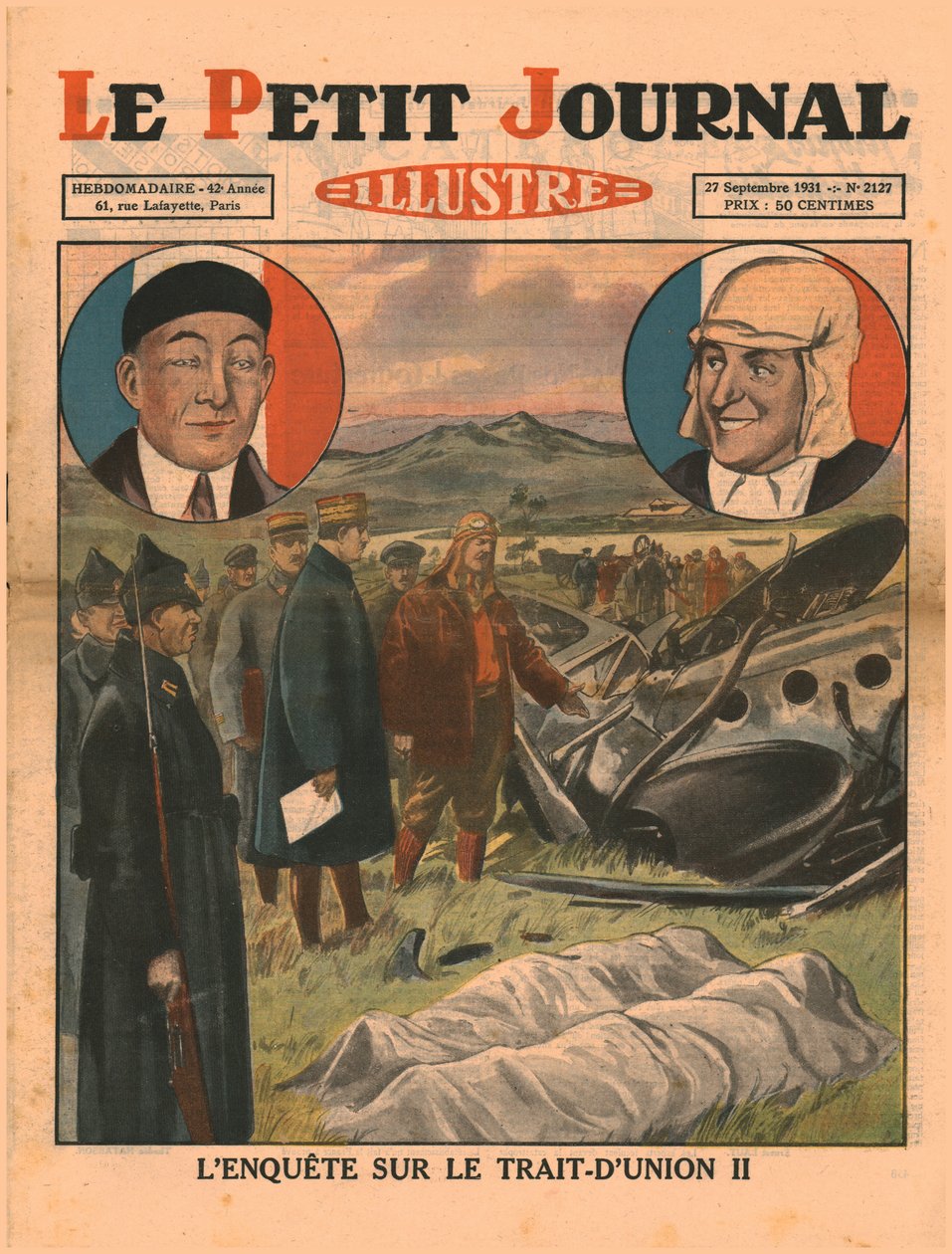 A Trait dUnion II vizsgálata, 1931. alkotó: Unbekannt