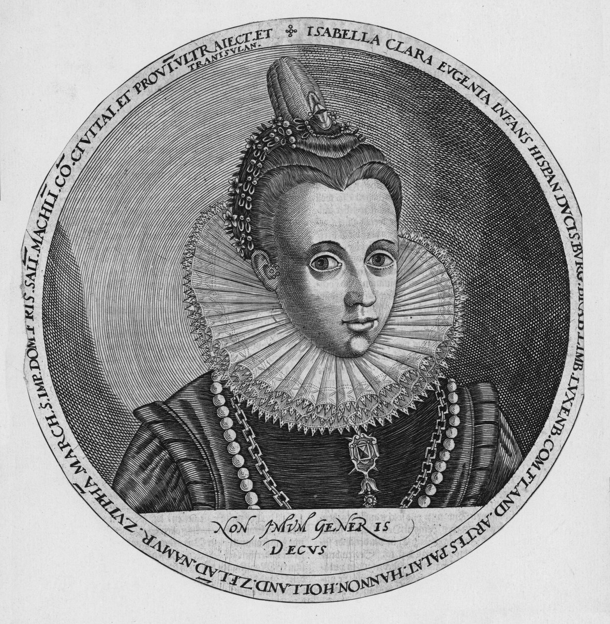 Isabella Clara Eugenie. alkotó: Unbekannt
