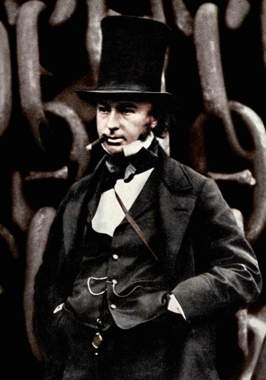Isambard Kingdom Brunel brit mérnök, 1857, 1956 alkotó: Unbekannt