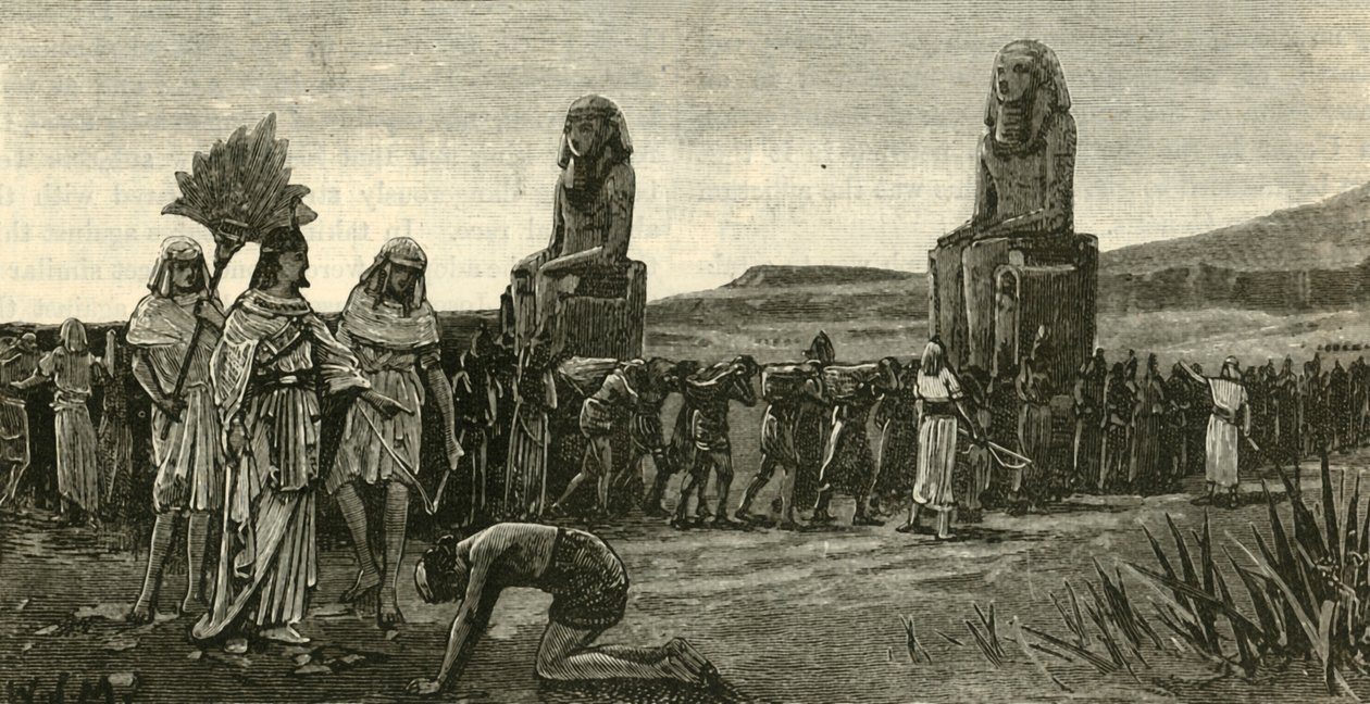 Izraeliták és feladatvezetőik, 1890. alkotó: Unbekannt