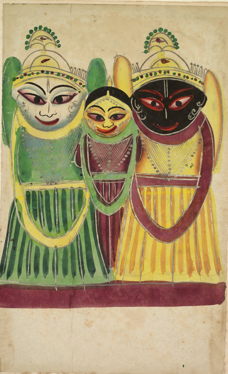 Jagannatha Trio, 1800-as évek. alkotó: Unbekannt
