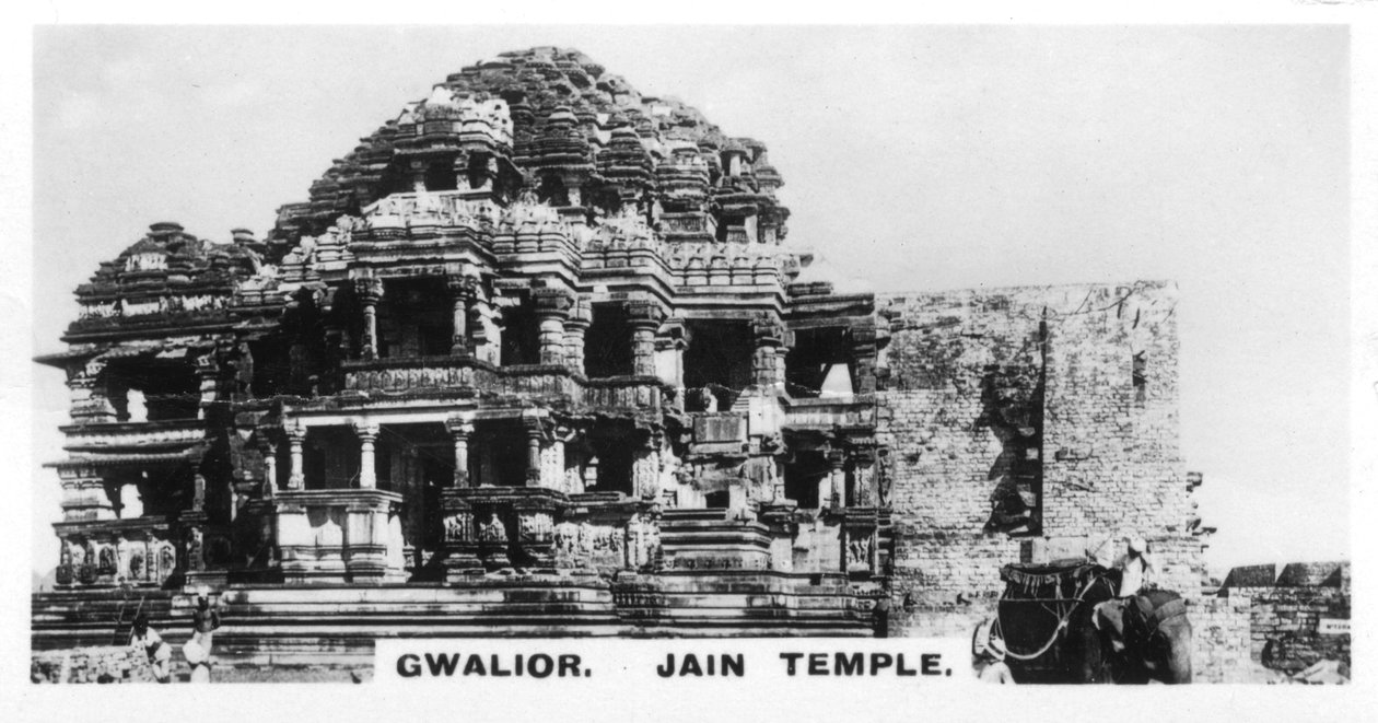 Jain templom, Gwalior, India, 1925 alkotó: Unbekannt