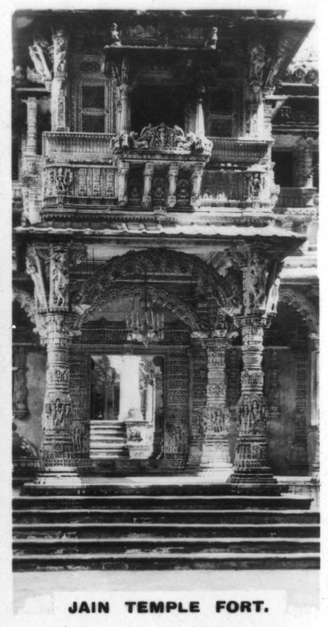 Jain templom erődje, Ahmedabad, India, 1925 alkotó: Unbekannt