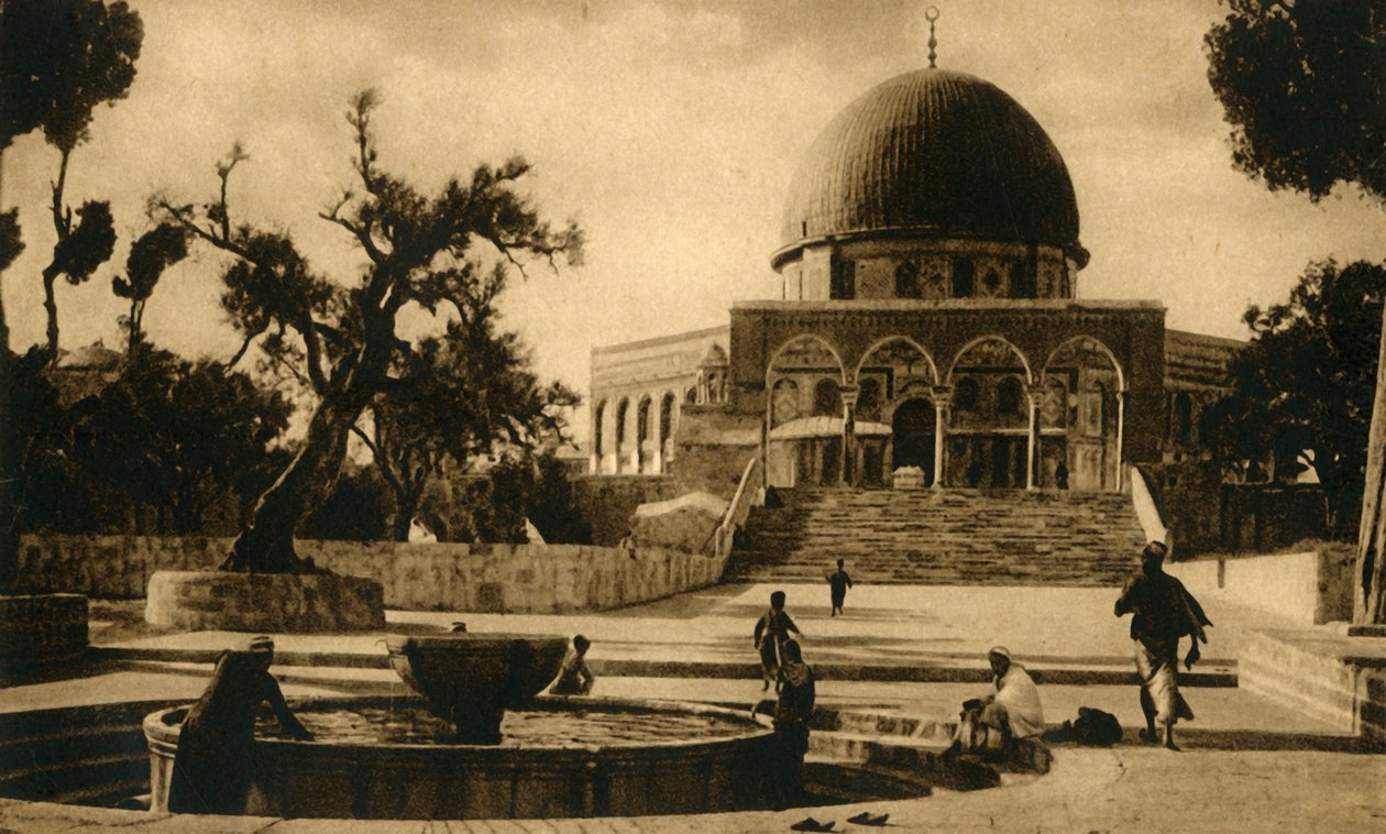 Jeruzsálem – Omar mecset, 1918-c1939. alkotó: Unbekannt