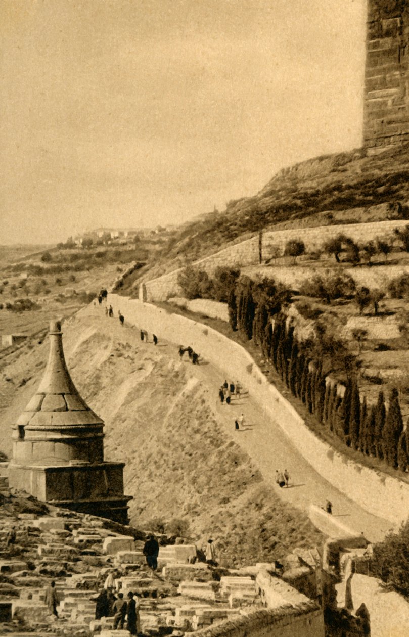Jeruzsálem – Absolon sírja, 1918-c1939. alkotó: Unbekannt
