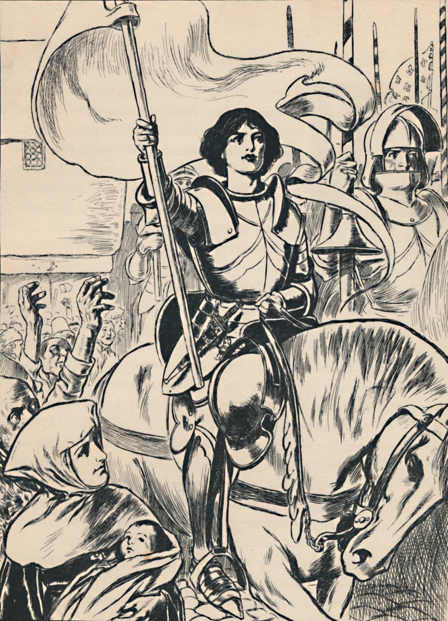 Joan a hadsereg élén, 1907 alkotó: Unbekannt