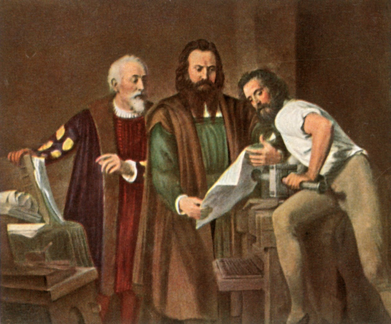 Johann Gutenberg 1400-1468, 1936. alkotó: Unbekannt
