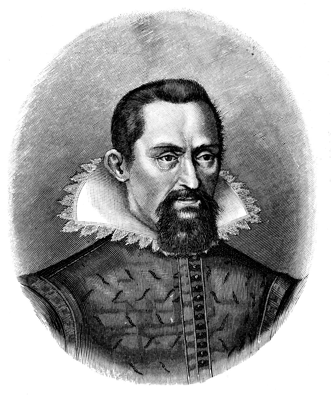 Johannes Kepler német csillagász, 17. század eleje, 1903 körül alkotó: Unbekannt