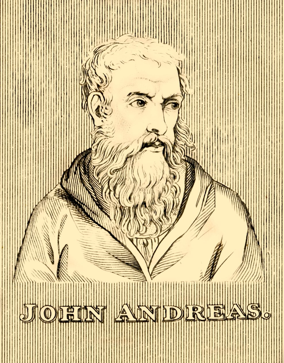 John Andreas, meghalt 1348-ban, 1830-ban. alkotó: Unbekannt