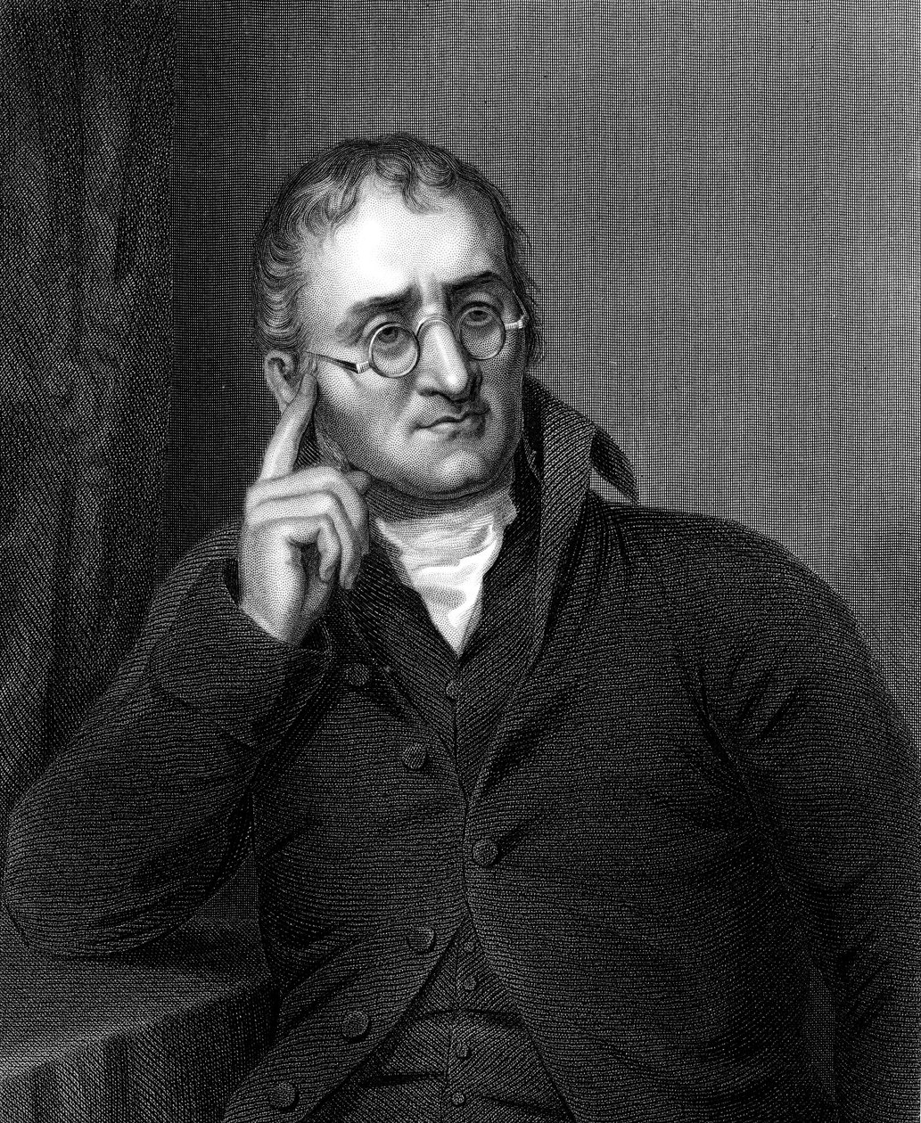 John Dalton, angol kémikus, 1860 alkotó: Unbekannt