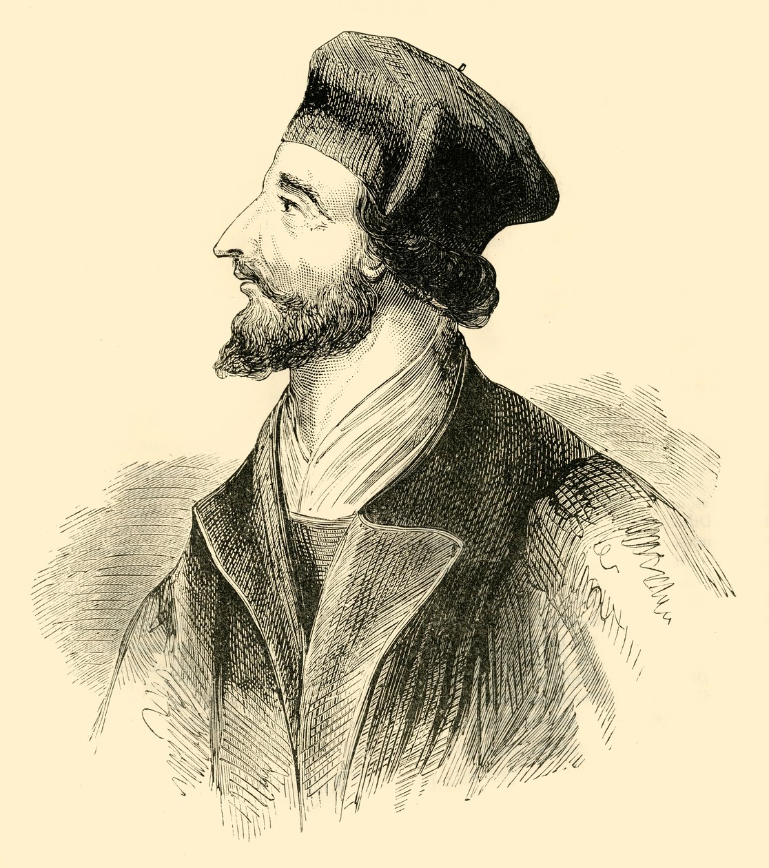 Huss János, 1369-1415, 1890. alkotó: Unbekannt