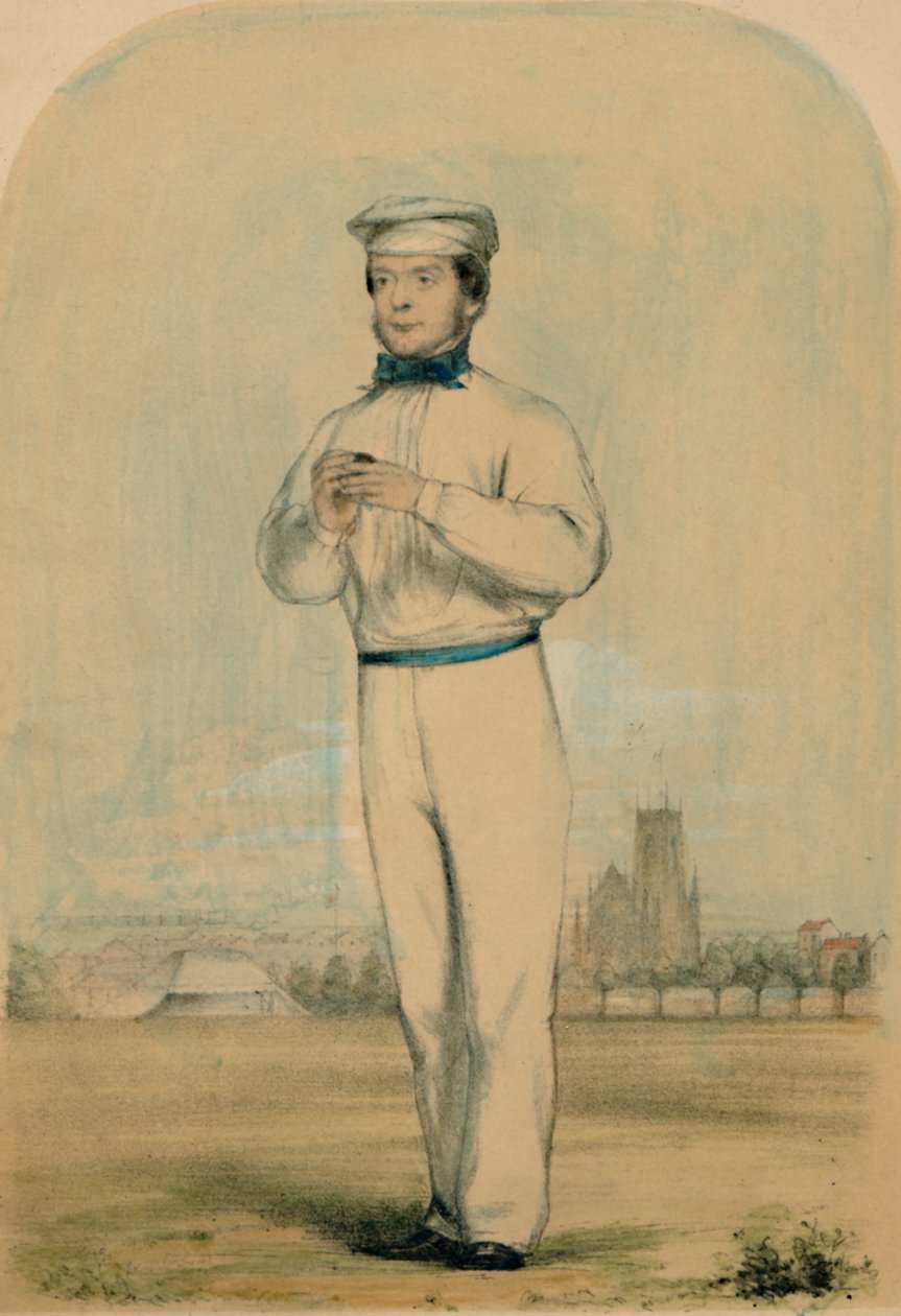 John Wisden, 1850-es évek. alkotó: Unbekannt