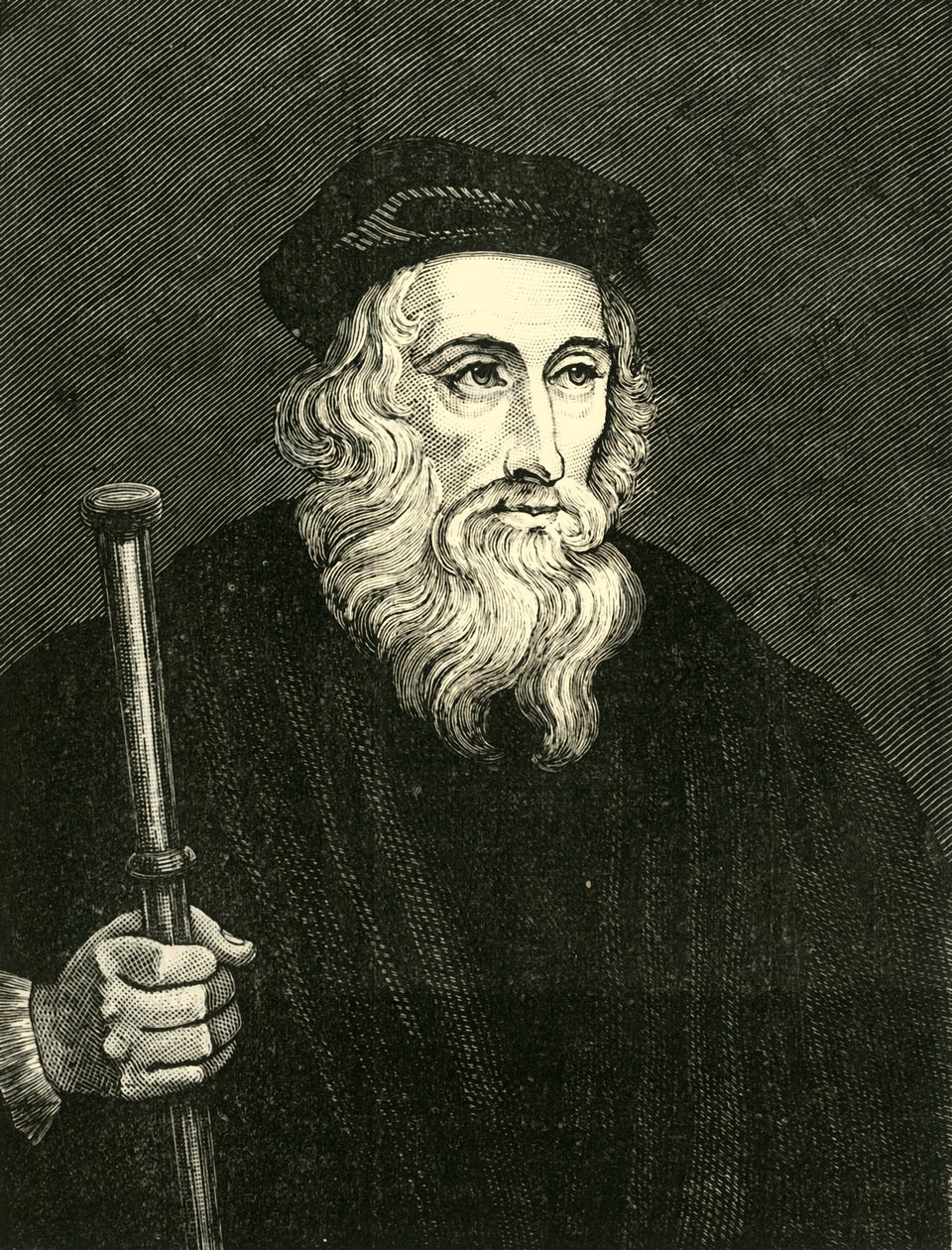 John Wyclif, 1320-1384, 1890. alkotó: Unbekannt