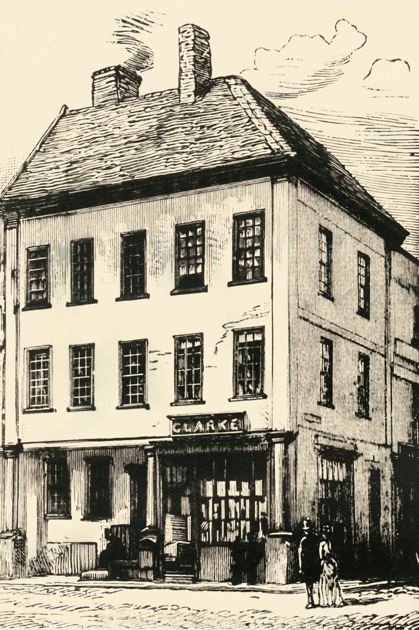 Johnsons születési helye Lichfieldben, 1902. alkotó: Unbekannt