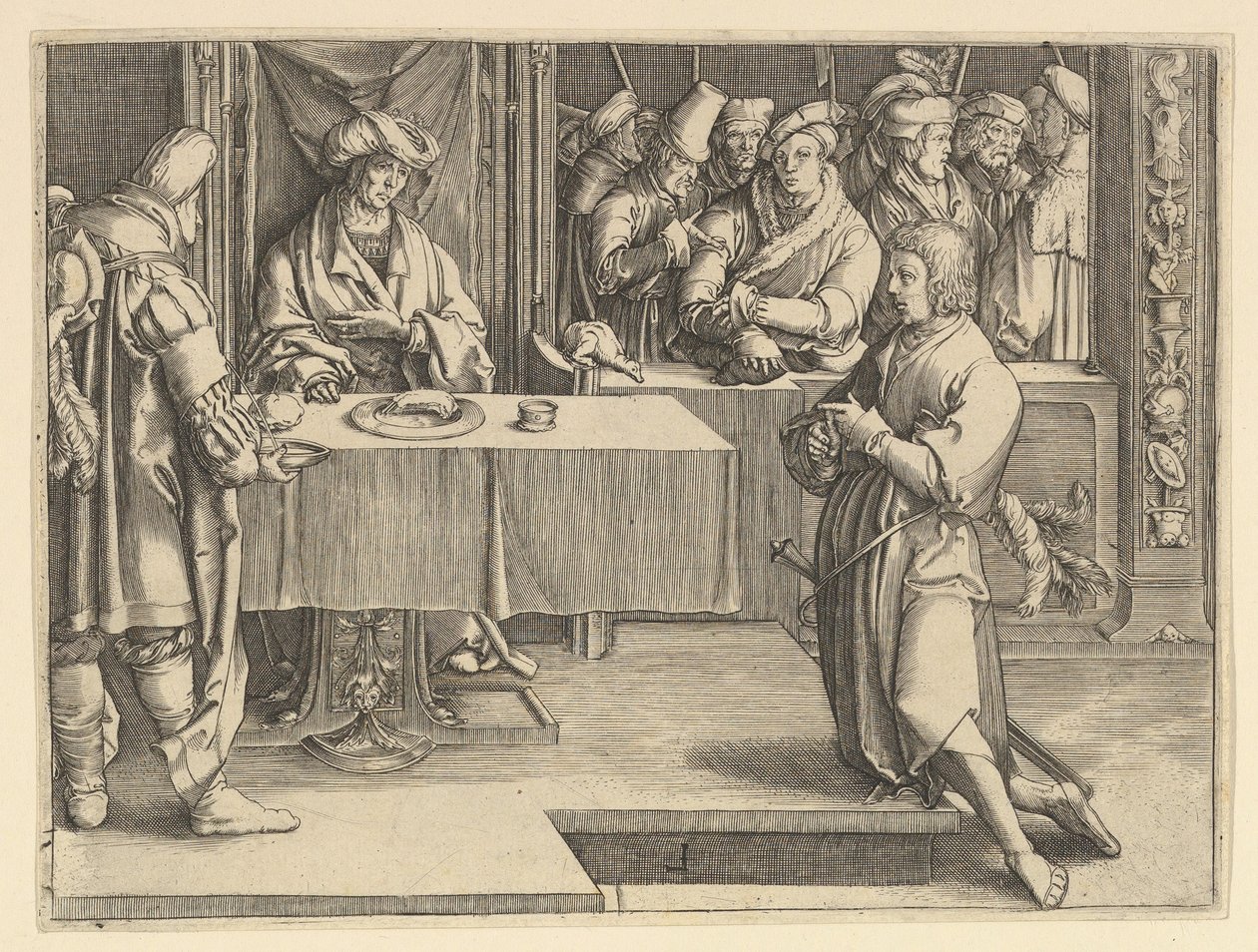 József tolmácsoló fáraók álmai másolata, 1640-70. alkotó: Unbekannt