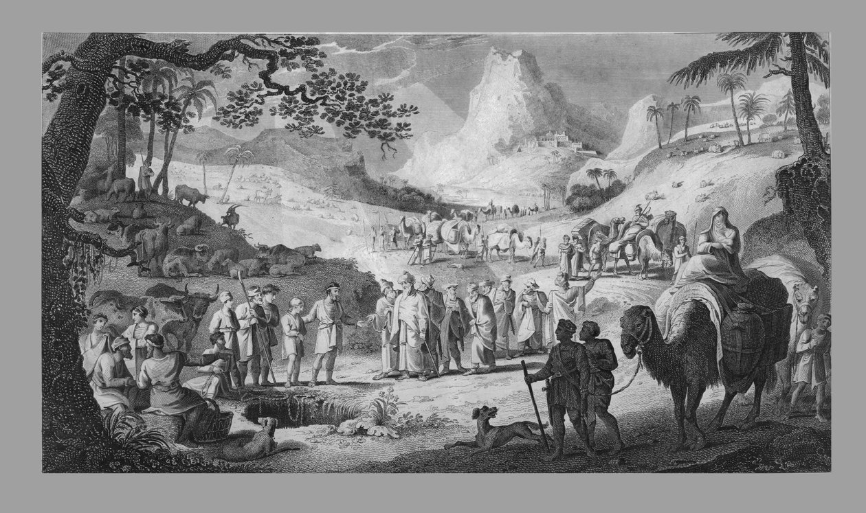 Józsefet eladták testvérei, 1818. alkotó: Unbekannt