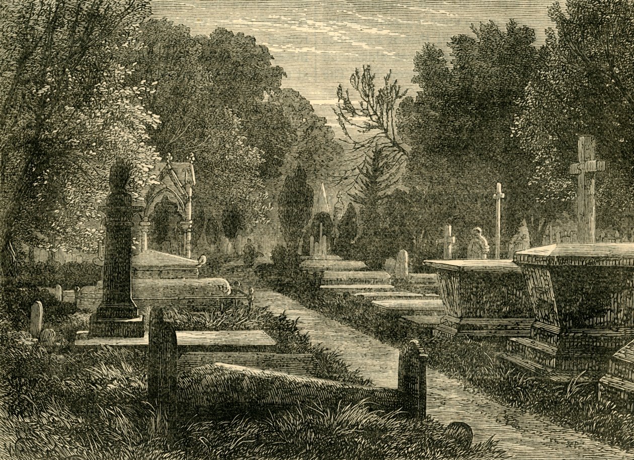 Kensal Green temető, 1876. alkotó: Unbekannt
