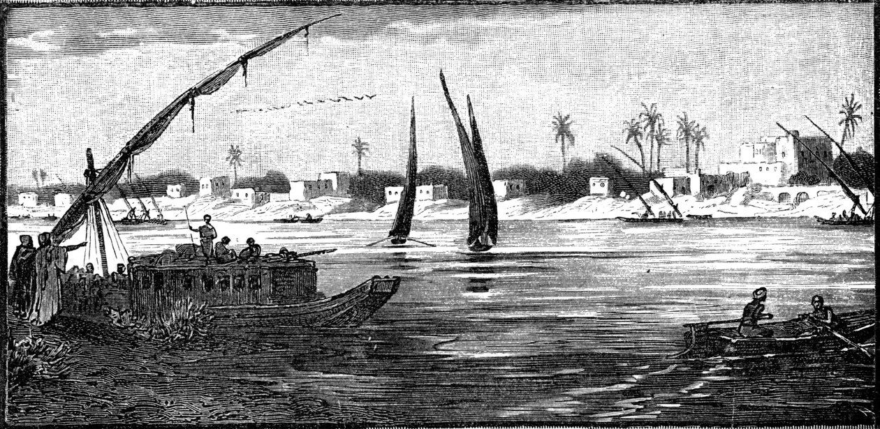 Kartúm, Szudán fővárosa, 1900 alkotó: Unbekannt