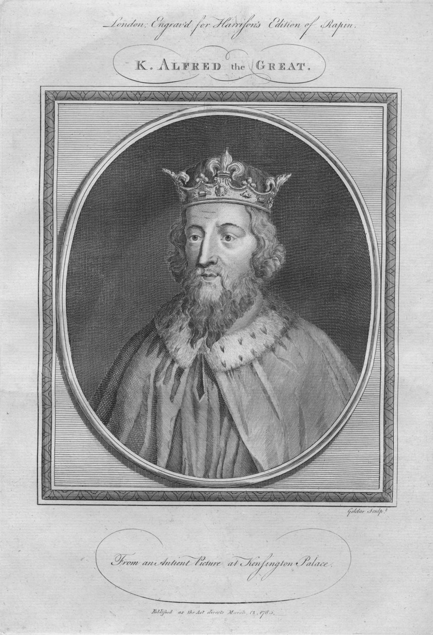 Nagy Alfréd király, 1785. alkotó: Unbekannt