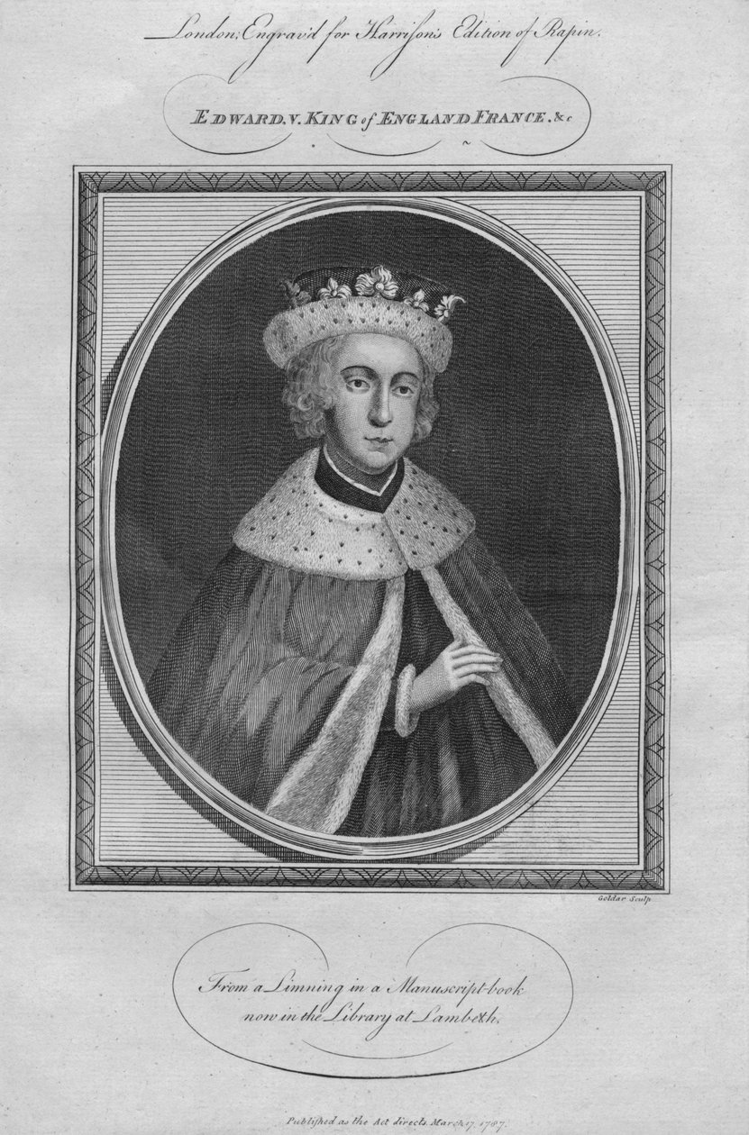 V. Edward király, 1787. alkotó: Unbekannt