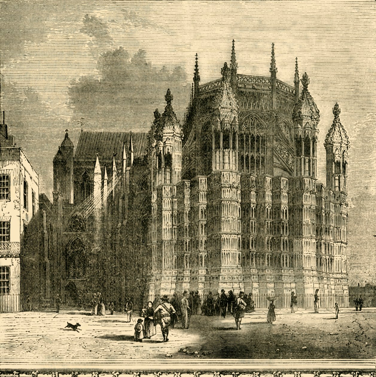 VII. Henrik király kápolnája, 1881. alkotó: Unbekannt
