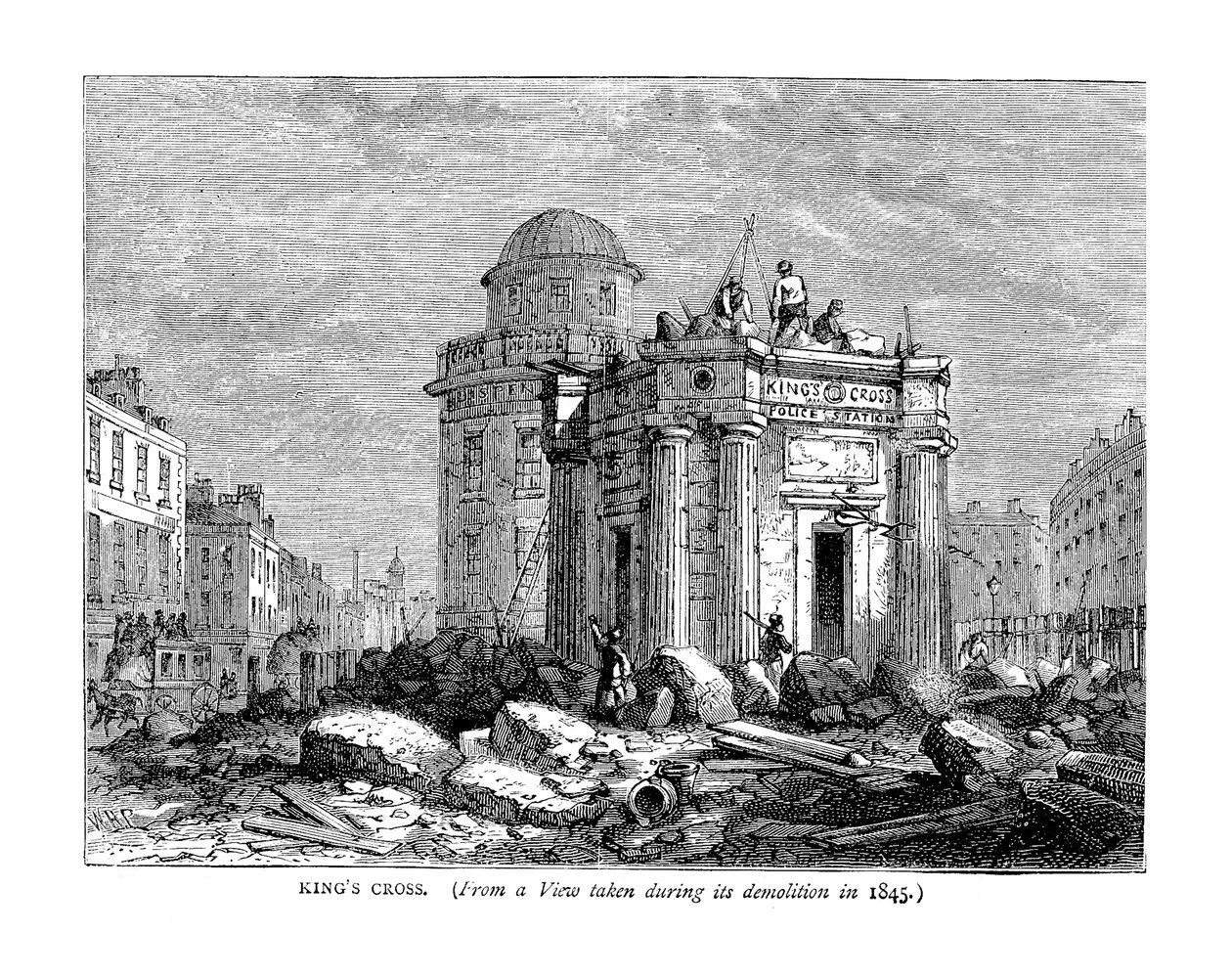Kings Cross 1845-ben alkotó: Unbekannt