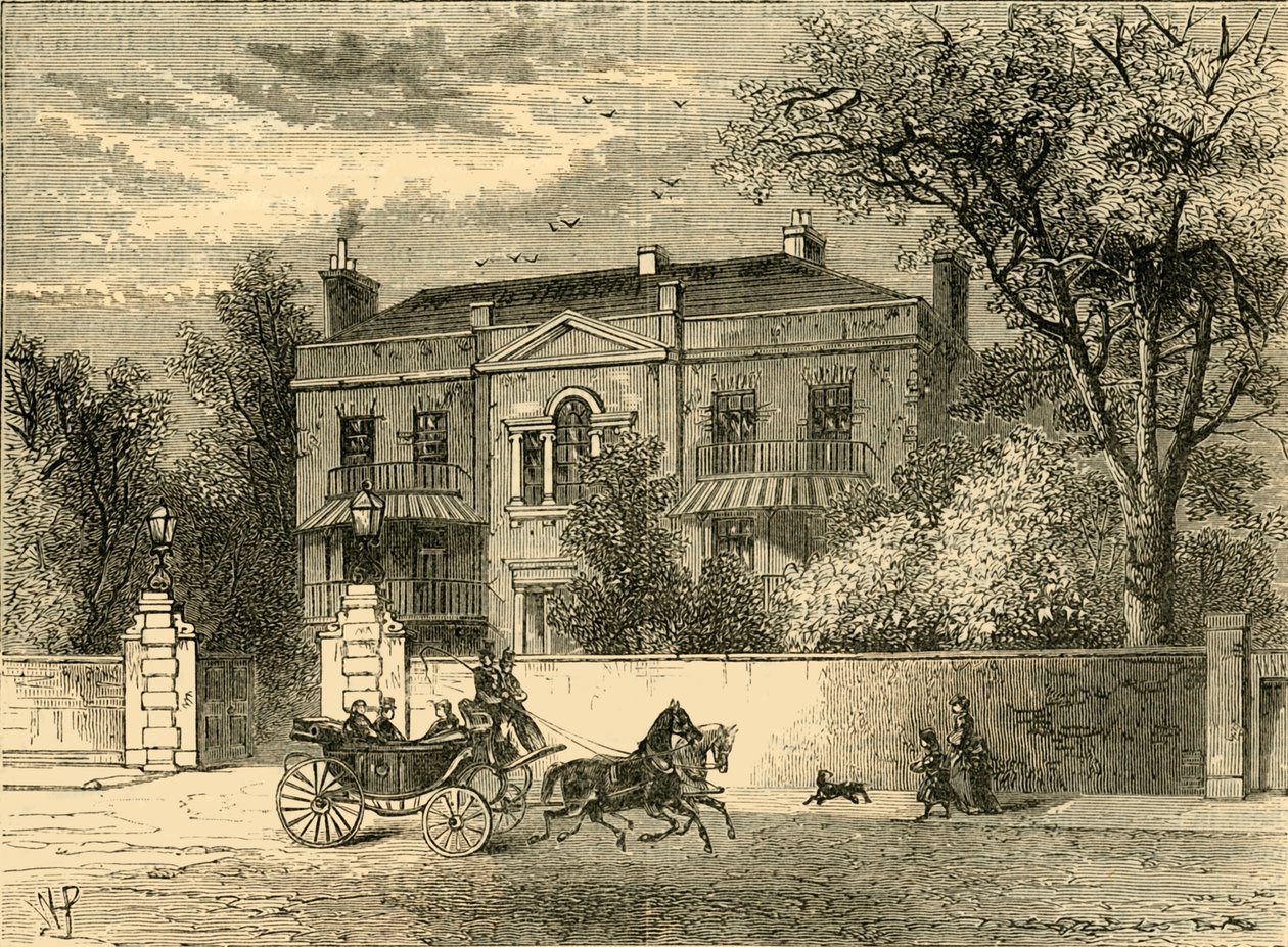 Kingston House, Knightsbridge, 1876. alkotó: Unbekannt