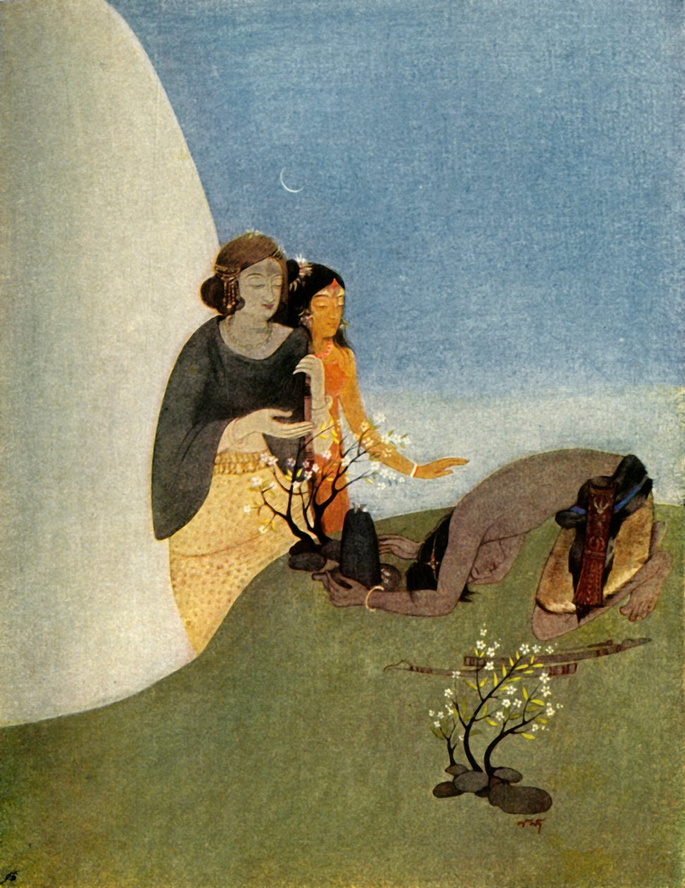 Kirat-Arjuna, 1920. alkotó: Unbekannt