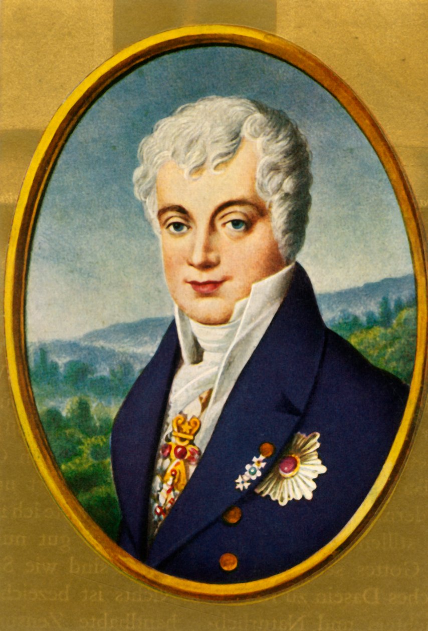 Klemens Lothar Wenzel, Metternich hercege, 1933 alkotó: Unbekannt