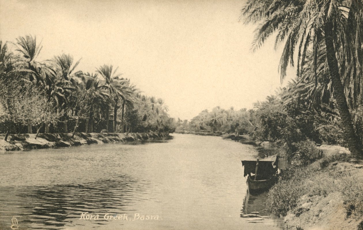 Kora Creek, Basra, c1918-c1939. alkotó: Unbekannt