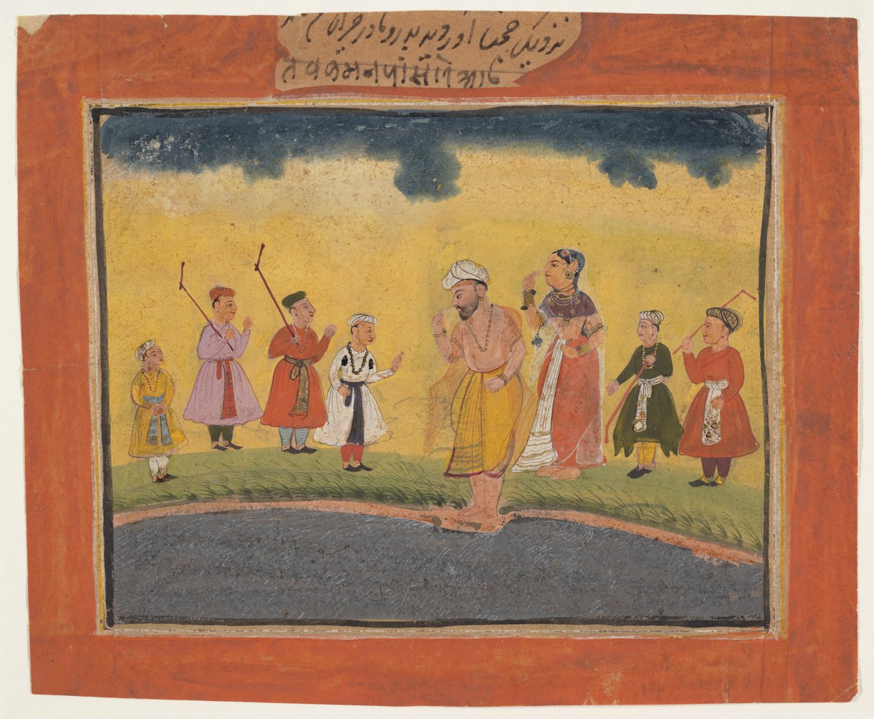 Krishnas Parents Keresse őt, kb. 1615. alkotó: Unbekannt