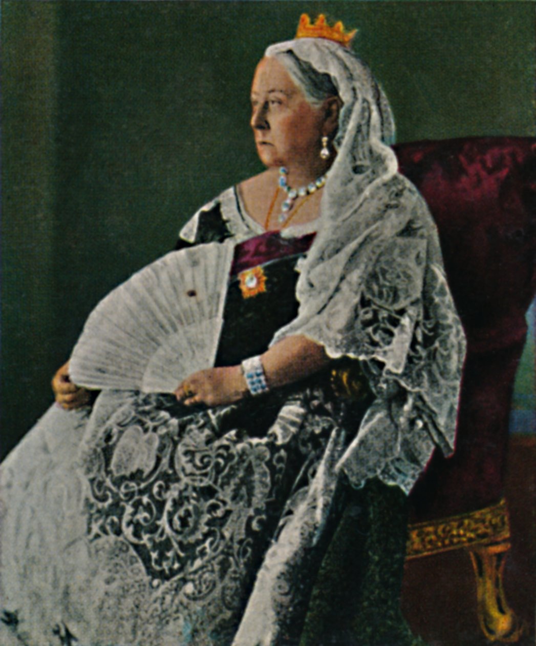 Viktória angol királynő 1819-1901, 1934. alkotó: Unbekannt