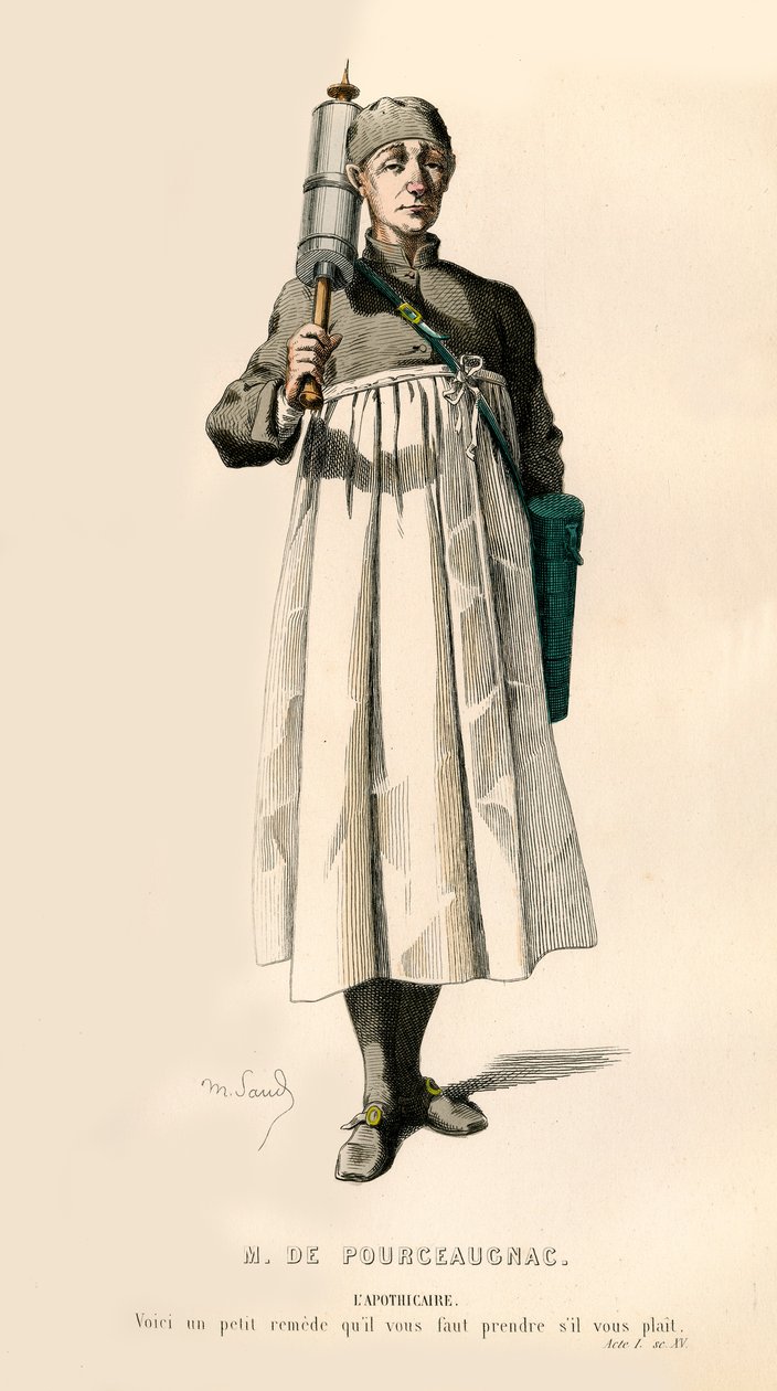 LApothicaire, 1868. alkotó: Unbekannt