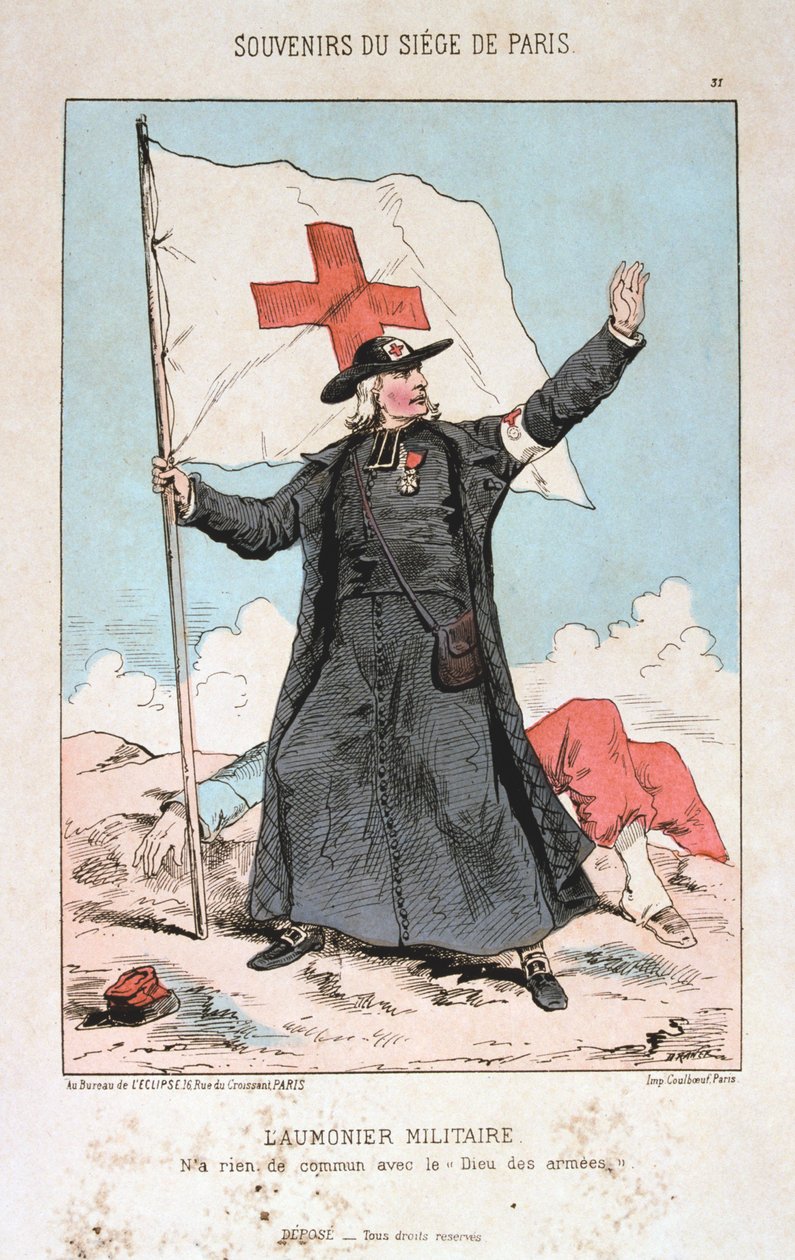 Katonai lelkész, Párizs ostroma, 1870-1871 alkotó: Unbekannt