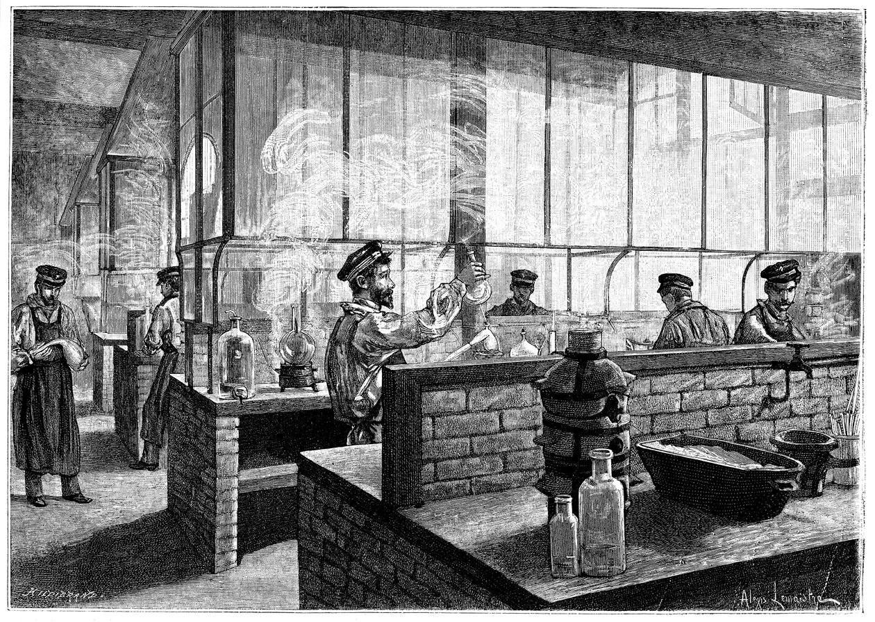 A Központi Művészeti és Manufaktúra Iskola, Párizs, 1887 alkotó: Unbekannt